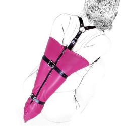 the y strap bondage armbinder zipper