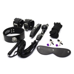 lockable fetish 7 piece bondage teaser kit