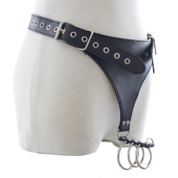 male chastity panty with metal ring