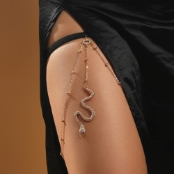 snake charm thigh chain