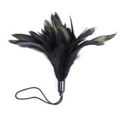 horn feather tickler